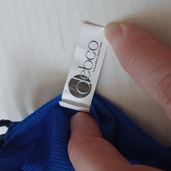 $4 Add-on Blue Drawstring Bag - Picture 4 of 5